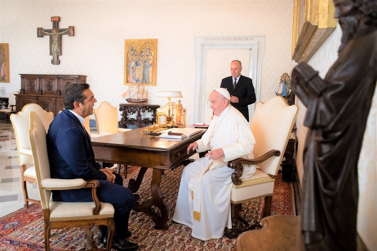 Συνάντηση Α.Τσίπρα με τον Πάπα Φραγκίσκο