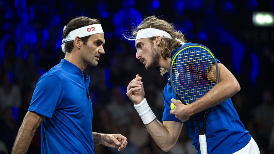 Laver Cup: Ήττα 2-1 για Τσιτσιπά-Φέντερερ στο διπλό