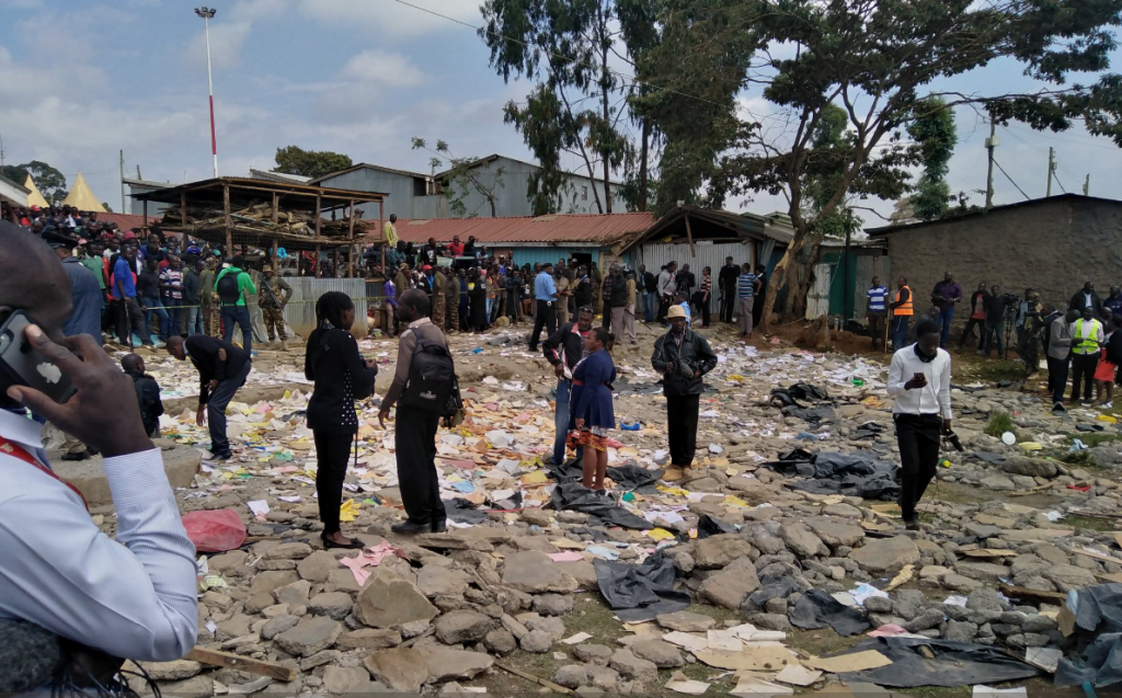 Επτά παιδιά έχασαν τη ζωή τους στην Κένυα έπειτα από κατάρρευση σχολικής αίθουσας(φώτο)