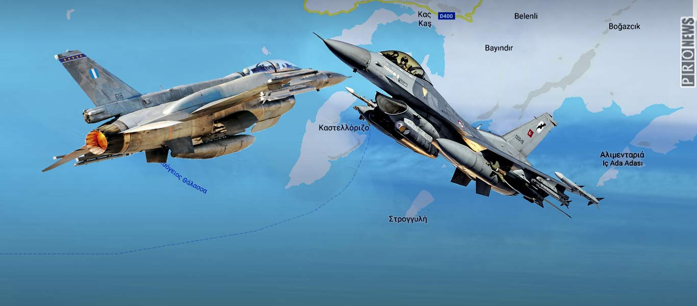 «Τσαμπουκάς» Ρ.Τ.Ερντογάν σε Κ.Μητσοτάκη: Έστειλε F-16 πάνω από την Ρω και την Μεγίστη πριν την συνάντησή τους
