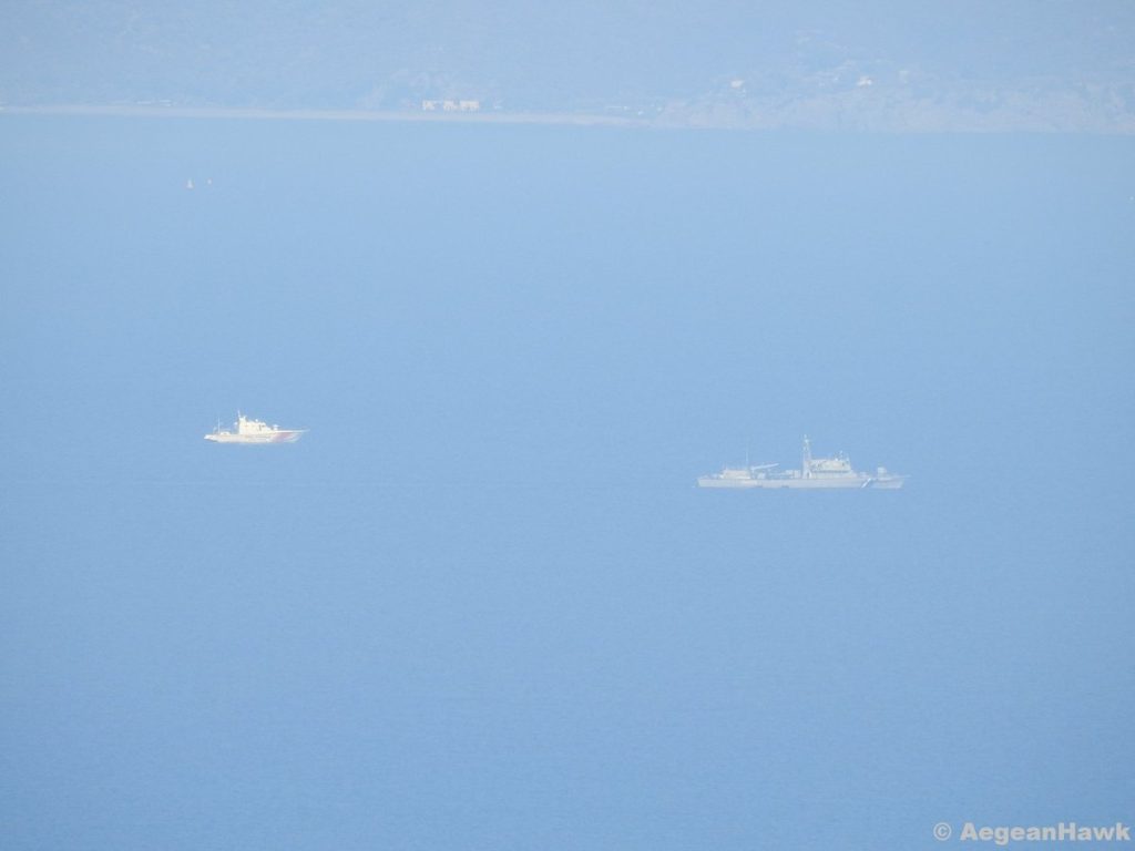 Οινούσσες-ντοκουμέντο: Πλησίασαν επικίνδυνα τα σκάφη του ΛΣ και της τουρκικής ακτοφυλακής(φώτο-βίντεο)