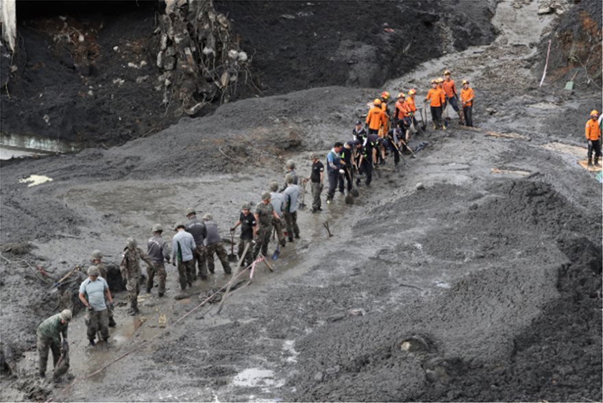 Τυφώνας «σάρωσε» τη Νότια Κορέα: Εννέα νεκροί και πολλοί αγνοούμενοι (βίντεο)