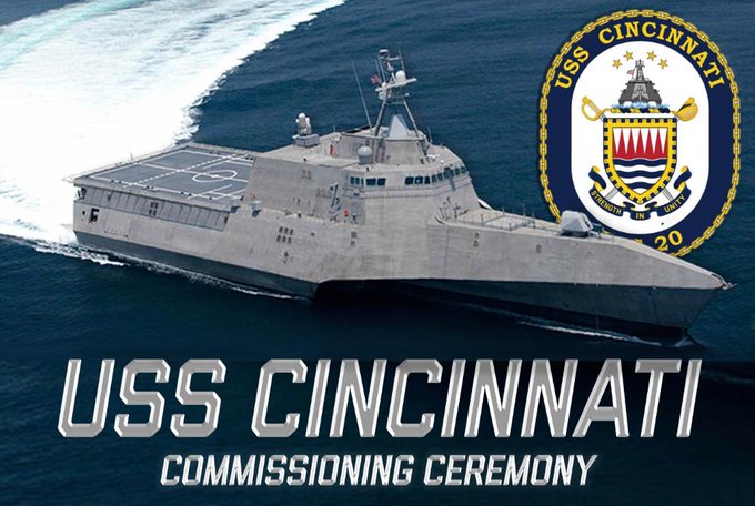 Δείτε live: Η ένταξη σε υπηρεσία του νέου σκάφους κλάσης Independence του αμερικανικού Ναυτικού