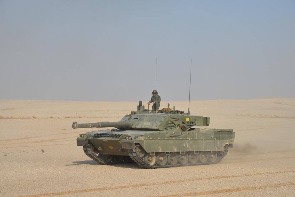 Ιταλικά άρματα μάχης Ariete στην έρημο του Κατάρ!