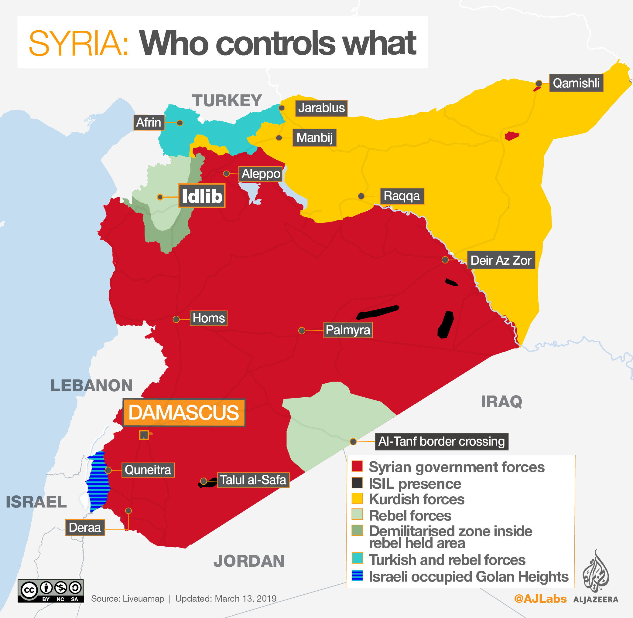 Αυτή είναι η περιοχή στη Συρία που θέλει να καταλάβει η Τουρκία: Εκτείνεται σε μήκος 400 χλμ.!