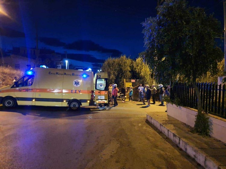 Κρήτη: Σε σοβαρή κατάσταση οδηγός ντελίβερι – Toν παρέσυρε αυτοκίνητο (φωτο)