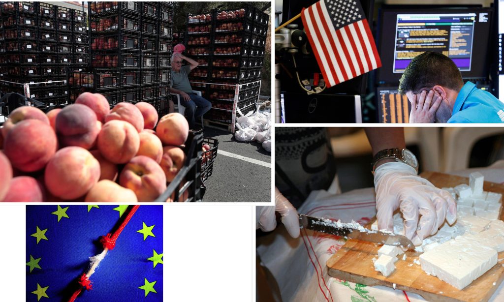 Δασμοί ΗΠΑ: Εξαίρεση για φέτα – ροδάκινα ζήτησε το υπ. Αγροτικής Ανάπτυξης