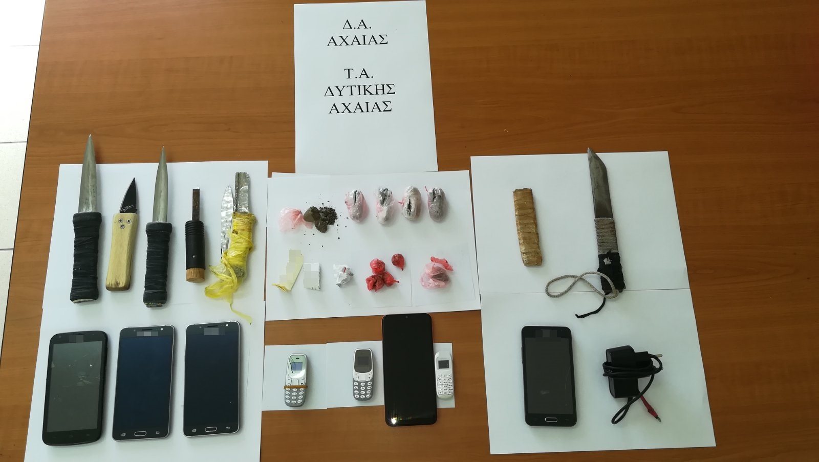 Έφοδος της αστυνομίας στις φυλακές Αγίου Στεφάνου Πατρών – Κατασχέθηκαν όπλα και ναρκωτικά