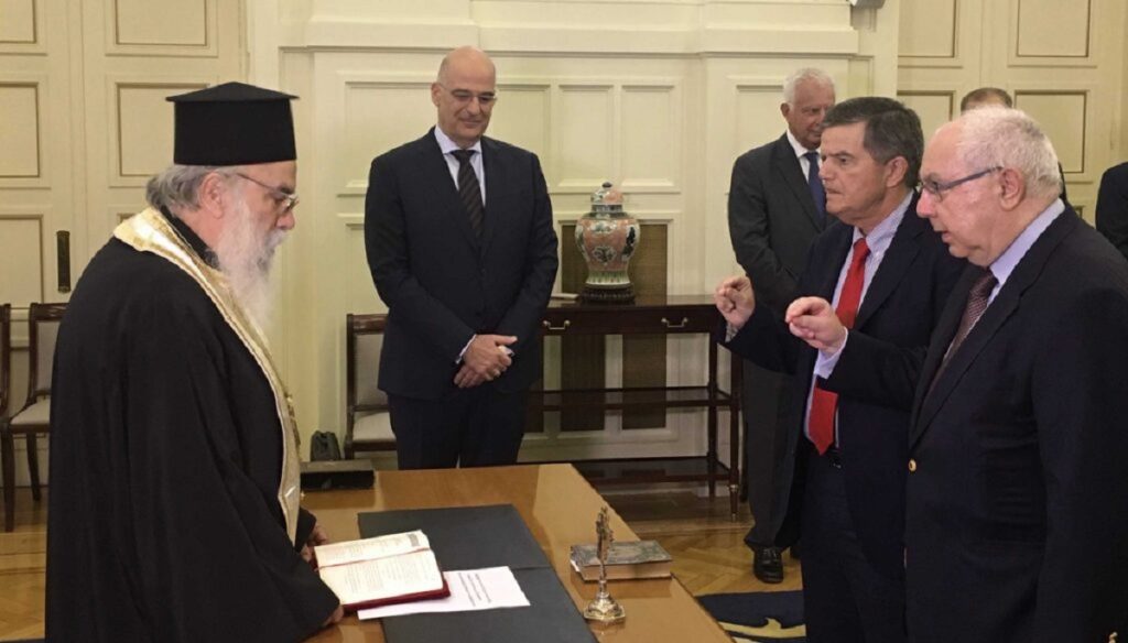 Αθανάσιος Μαρτίνος: Ορκίστηκε ο νέος Πολιτικός Διοικητής του Αγίου Όρους