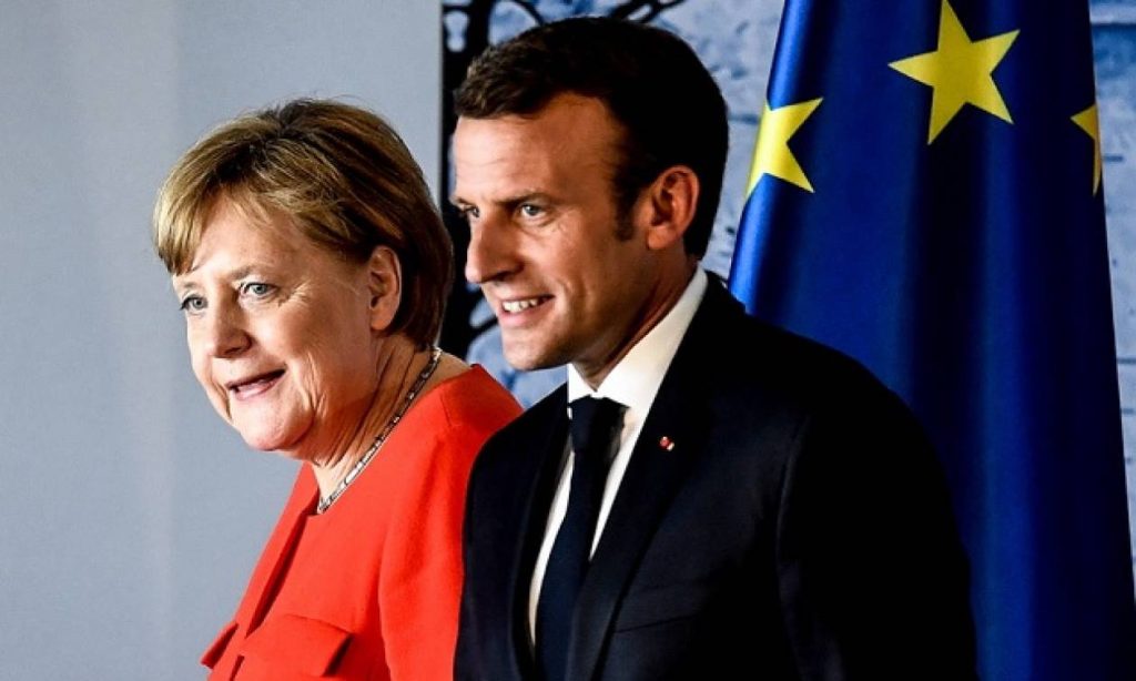 Κοινό μέτωπο Ε.Μακρόν – Α.Μέρκελ για να τερματισθεί η τουρκική επίθεση (φωτό)