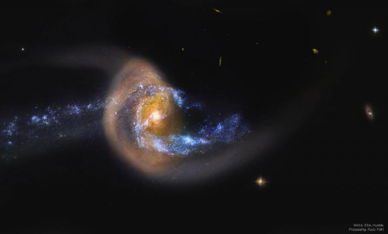 Η κολοσσιαία σύγκρουση δύο γαλαξιών που προκαλεί τρόμο (φώτο-βίντεο)