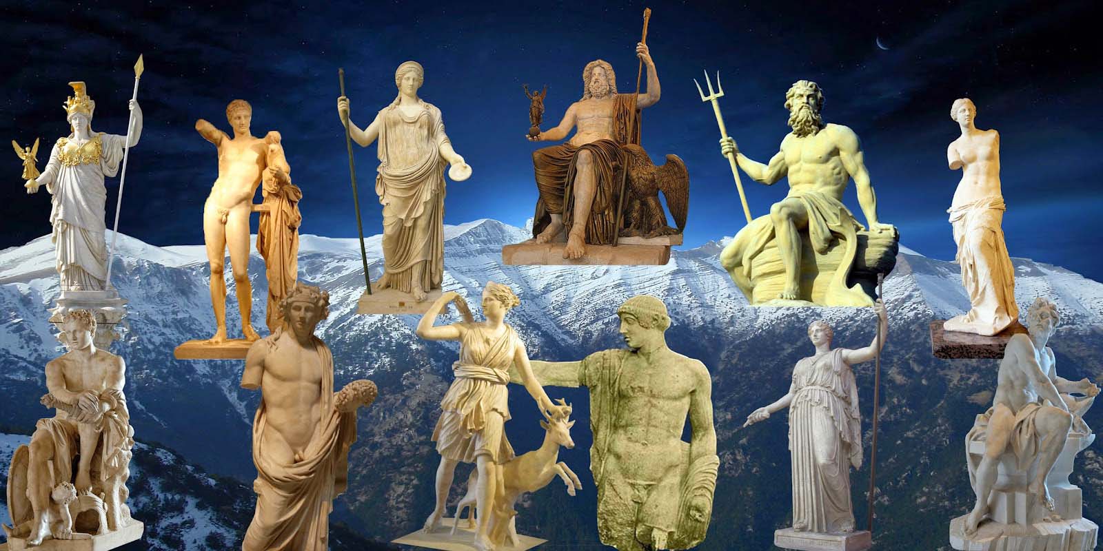 Εσείς γνωρίζατε ότι τα ονόματα των ολύμπιων θεών είχαν συμβολικές σημασίες;