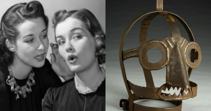 Mε ποιο τρόπο τιμωρούσαν το κουτσομπολιό στον Μεσαίωνα;