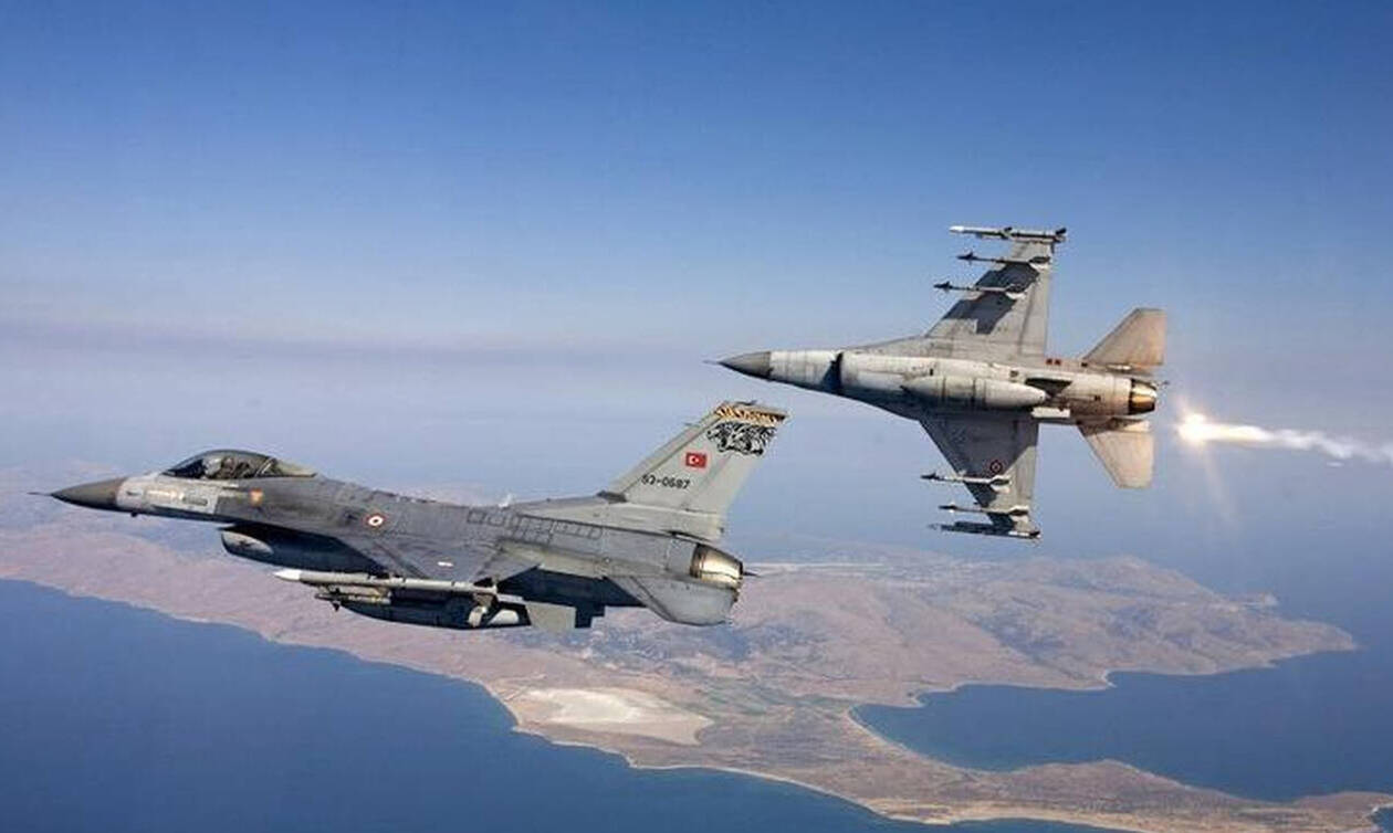 Αερομαχίες στο Αιγαίο ανήμερα της επετείου του «ΌΧΙ»: Τουρκικά F-16 παραβίασαν τον ΕΕΧ μεταξύ Λήμνου-Λέσβου