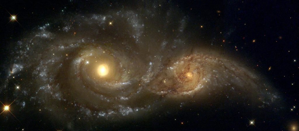 Η NASA ανακάλυψε σύγκρουση γαλαξιών που θυμίζει… τρομακτικό πρόσωπο – Πως δημιουργήθηκε το φαινόμενο; (βίντεο-φωτο)