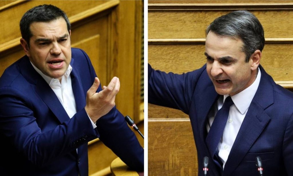 «Άγρια» κόντρα Κ.Μητσοτάκη – Α.Τσίπρα: «Μία φορά ψεύτης για πάντα ψεύτης» – «Εσύ είσαι ψεύτης με περικεφαλαία»