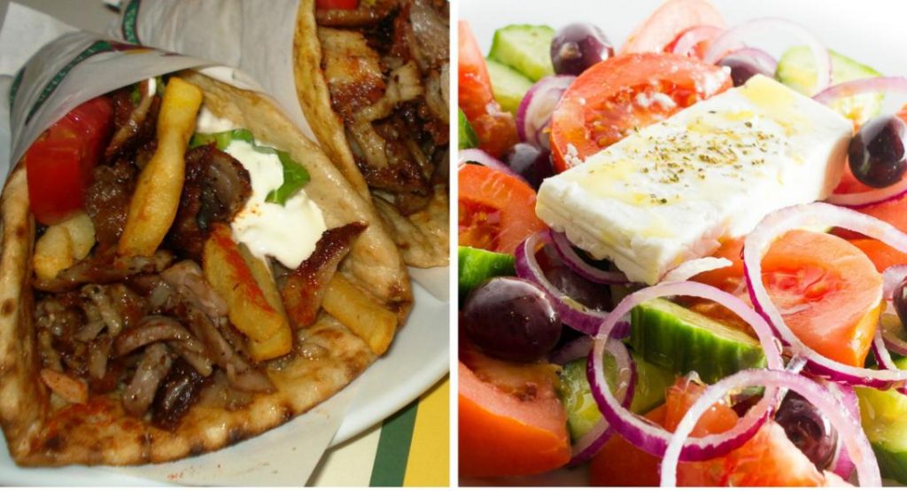 Σουβλάκι vs χωριάτικη: Ποιο είναι πιο υγιεινό; – Αναλυτικά οι θερμίδες που έχει το καθένα