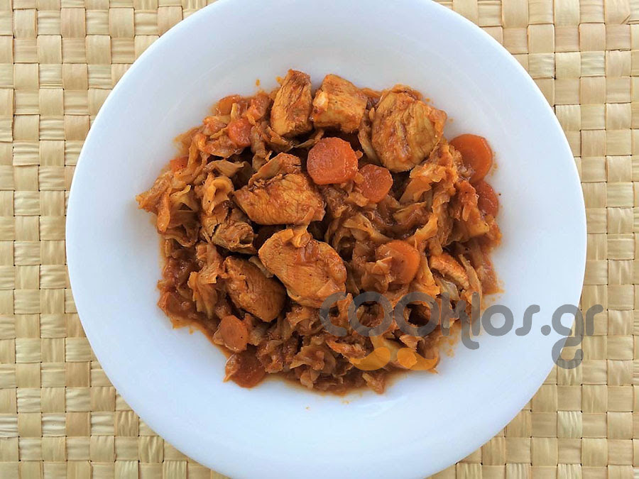 Η συνταγή της ημέρας: Στήθος κοτόπουλο με λάχανο