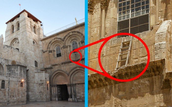 Δείτε για ποιο λόγο κανείς δεν επιτρέπεται να μετακινήσει αυτήν την σκάλα (βίντεο)