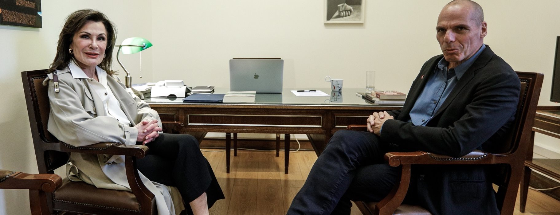Συνάντηση Γ.Αγγελοπούλου με Γ.Βαρουφάκη για το «Ελλάδα 2021»