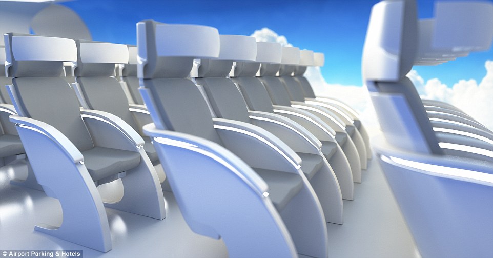 The design team from London said there would be seating for as many as 1,000 passengers on the blended wing aircraft