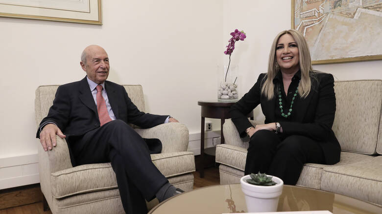 Η Φώφη Γεννηματά συναντήθηκε με τον Κώστα Σημίτη – Τι συζήτησαν