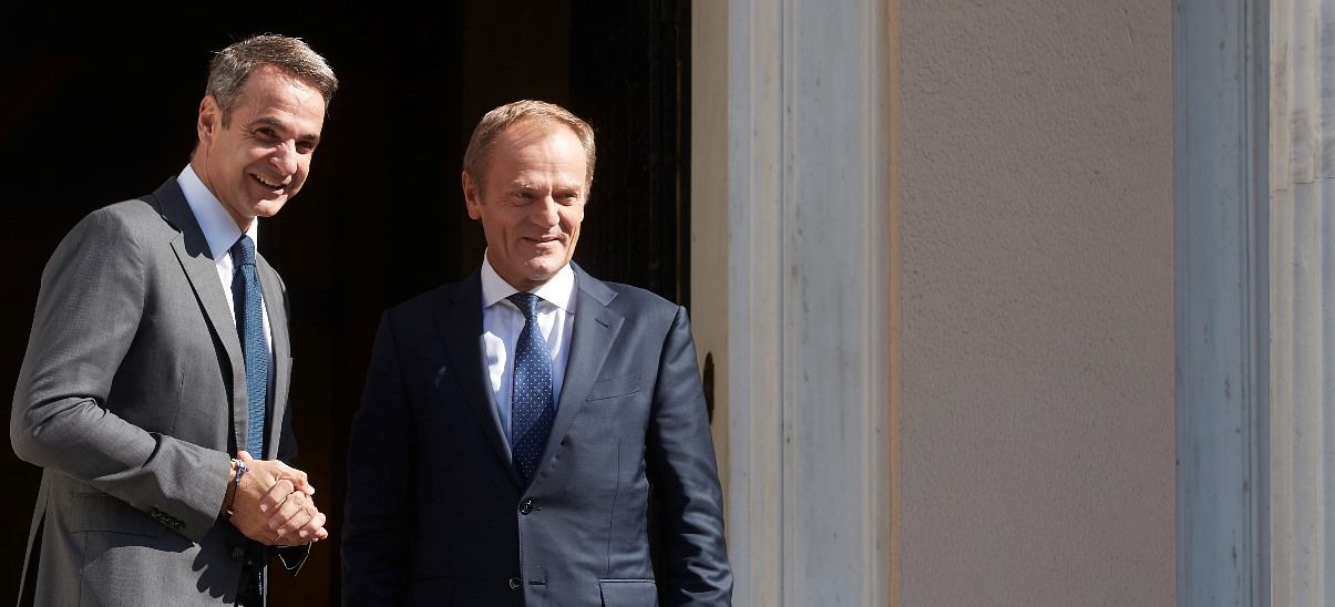 O K. Mητσοτάκης συνεχάρη τον Ντόναλτ Τουσκ μέσω twitter (φωτο)