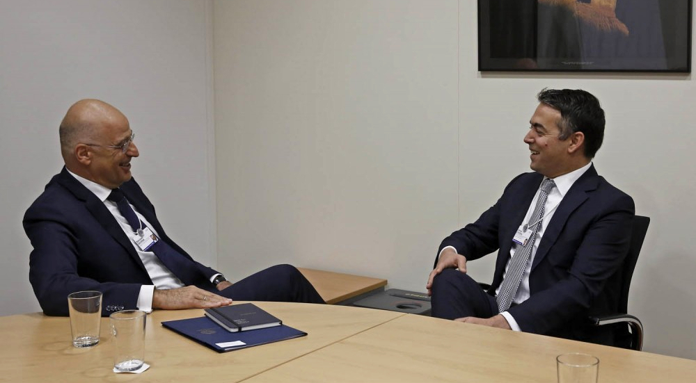 Συνάντηση Ν.Δένδια-Ν.Ντιμιτρόφ: Πάει Σκόπια στις 26 Νοεμβρίου ο ΥΠΕΞ