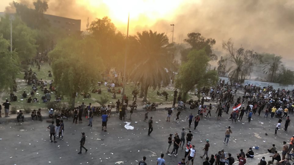Ιράκ: Νεκροί διαδηλωτές από χρήση πραγματικών πυρών – Τουλάχιστον 78 τραυματίες