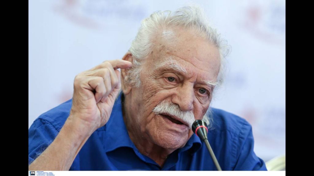 Μανώλης Γλέζος: Σταδιακά βελτιωμένη η κατάστασή του