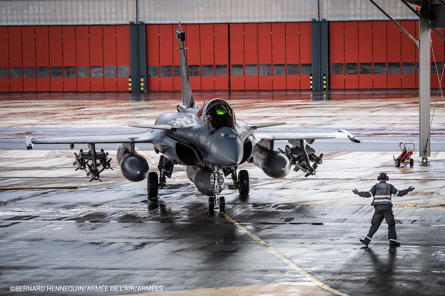 Γαλλία: Μαχητικά  Rafale κατά τη διάρκεια της άσκησης VOLFA