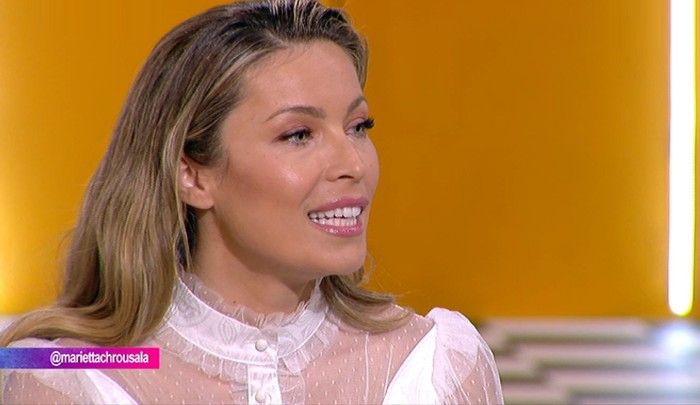 Μαριέττα Χρουσαλά: Βραδινή έξοδος στα νότια προάστια (φωτο)