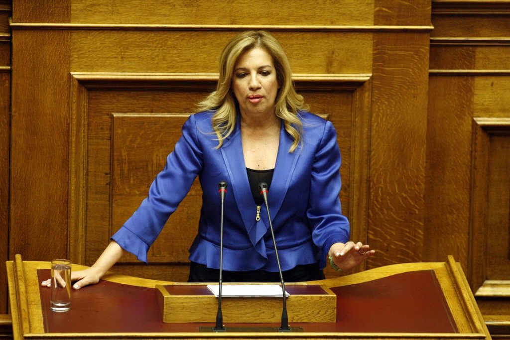 Φ.Γεννηματά: «Να συγκληθεί συμβούλιο πολιτικών αρχηγών για τα εθνικά θέματα»