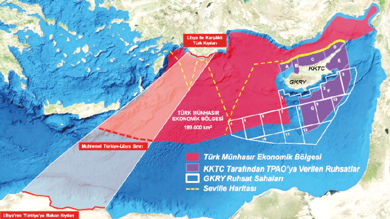 Τουρκικά ΜΜΕ για Λιβύη: «Ανατρέψαμε τα σχέδια των Ελλήνων – Eπεκτείνουμε την ΑΟΖ μας νότια της Κρήτης»
