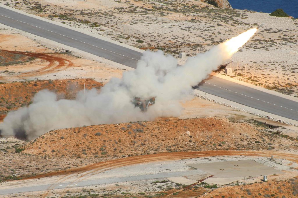 Βολές Πυροβολικού Μάχης στο Πεδίο Βολής Κρήτης (φώτο)