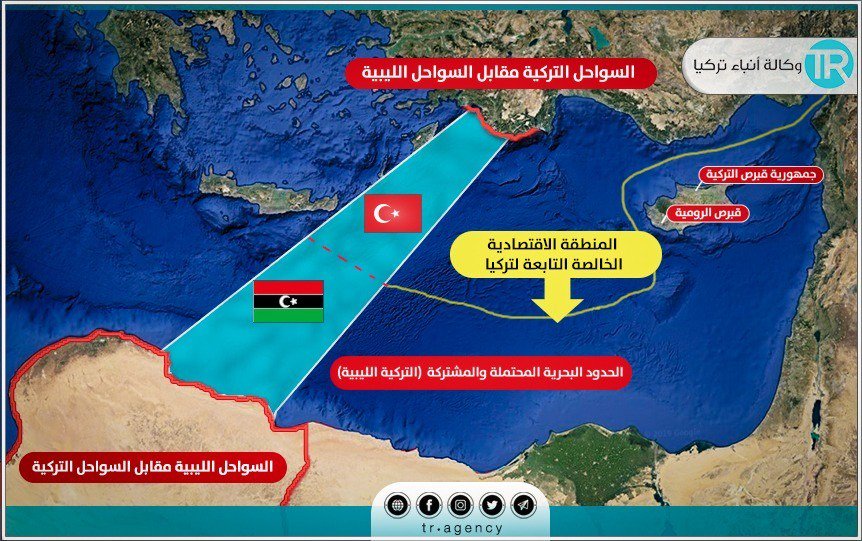 Τουρκικά ΜΜΕ: «Πανικόβλητη η Ελλάδα με τη συμφωνία» – Ετοιμάζεται να στείλει πλοία για έρευνες η Άγκυρα