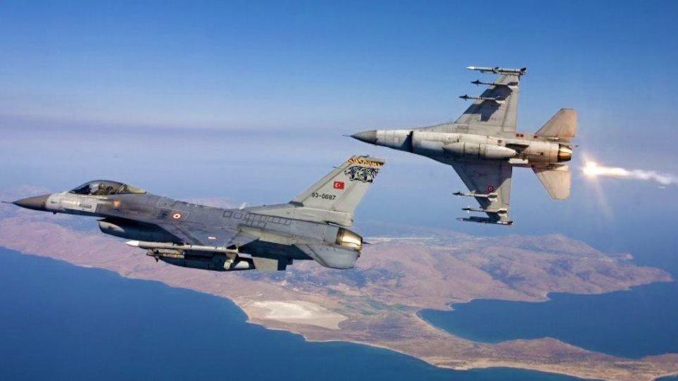 Αιγαίο: 41 τουρκικές παραβιάσεις του ελληνικού εναέριου χώρου