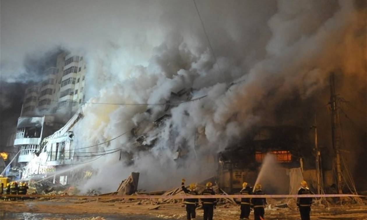 Κίνα: Μεγάλη φωτιά σε κτίριο με διαμερίσματα (βίντεο)