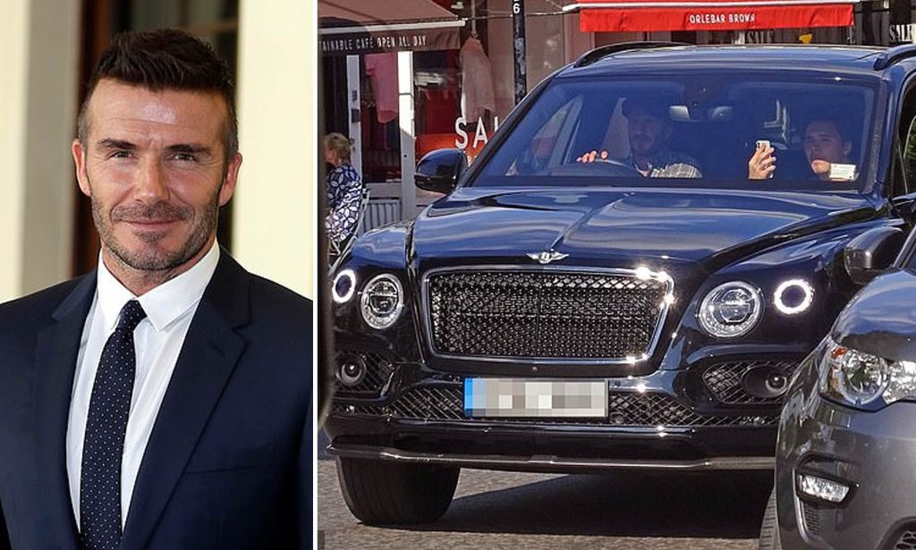 Ωραίος ο Μπέκαμ: Πάρκαρε παράνομα ενώ ταυτόχρονα μιλούσε στο κινητό του (φώτο)