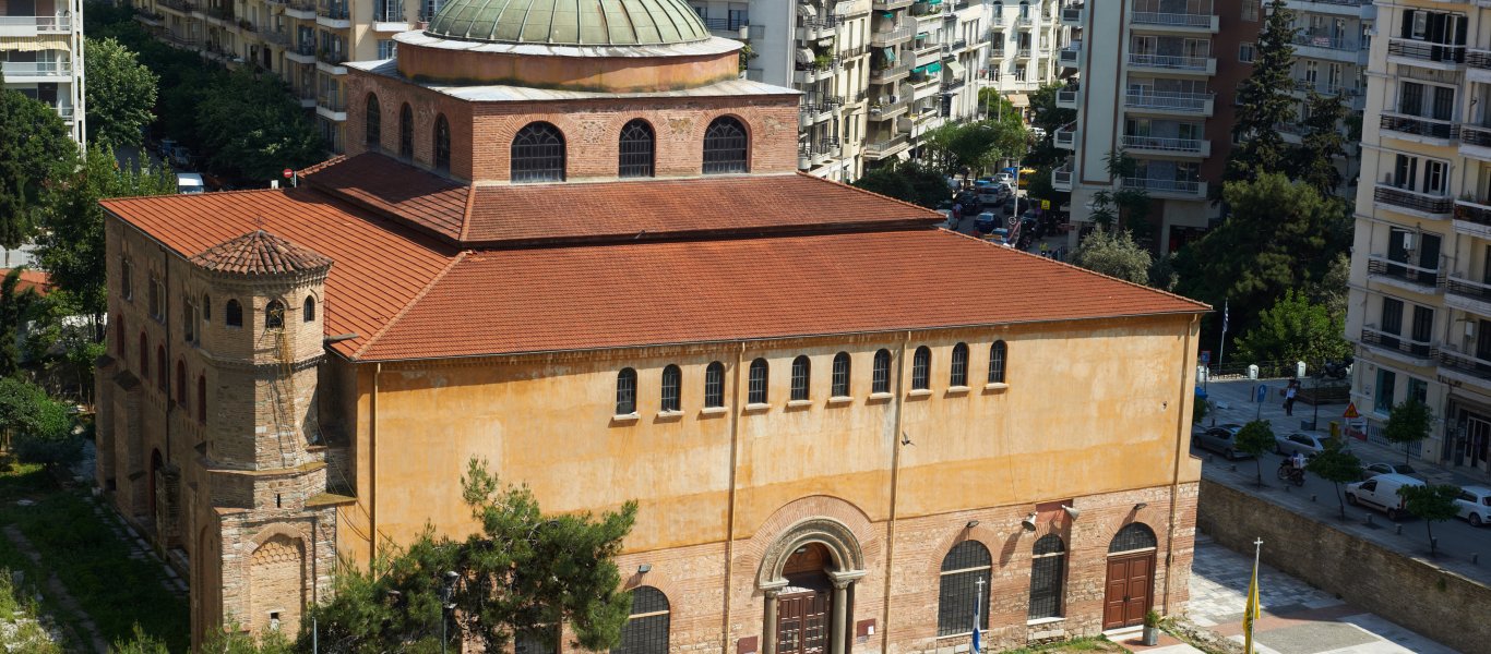 Η σπάνια φωτογραφία της Αγίας Σοφίας στη Θεσσαλονίκη πριν την καταστροφή (φωτο)