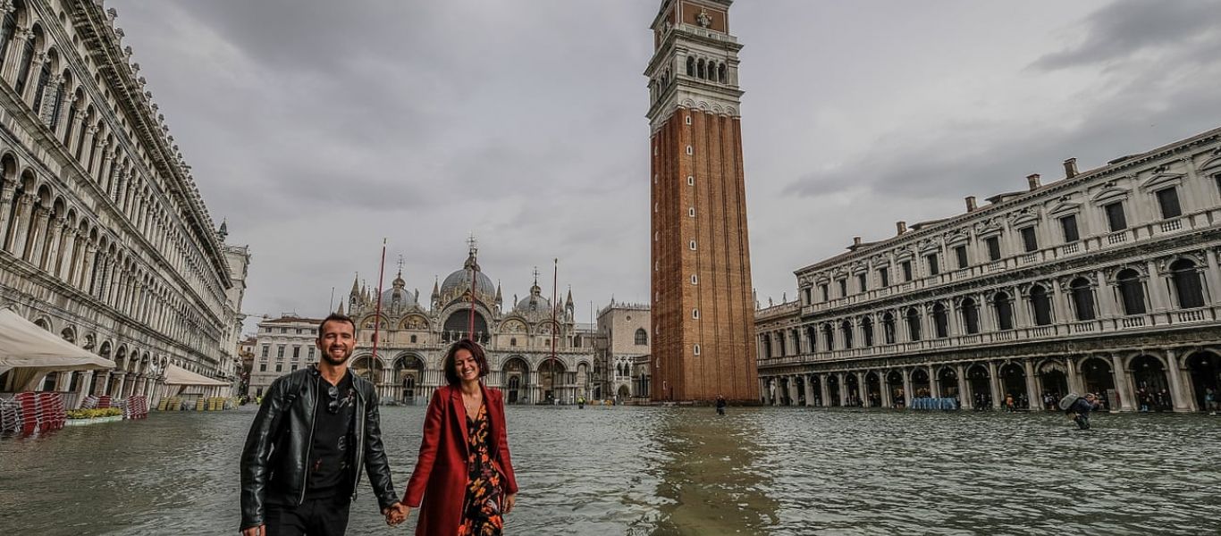 Σε μεγάλη… στενοχώρια οι κάτοικοι της Βενετίας: Μειώθηκε η τουριστική κίνηση εξαιτίας των βροχών