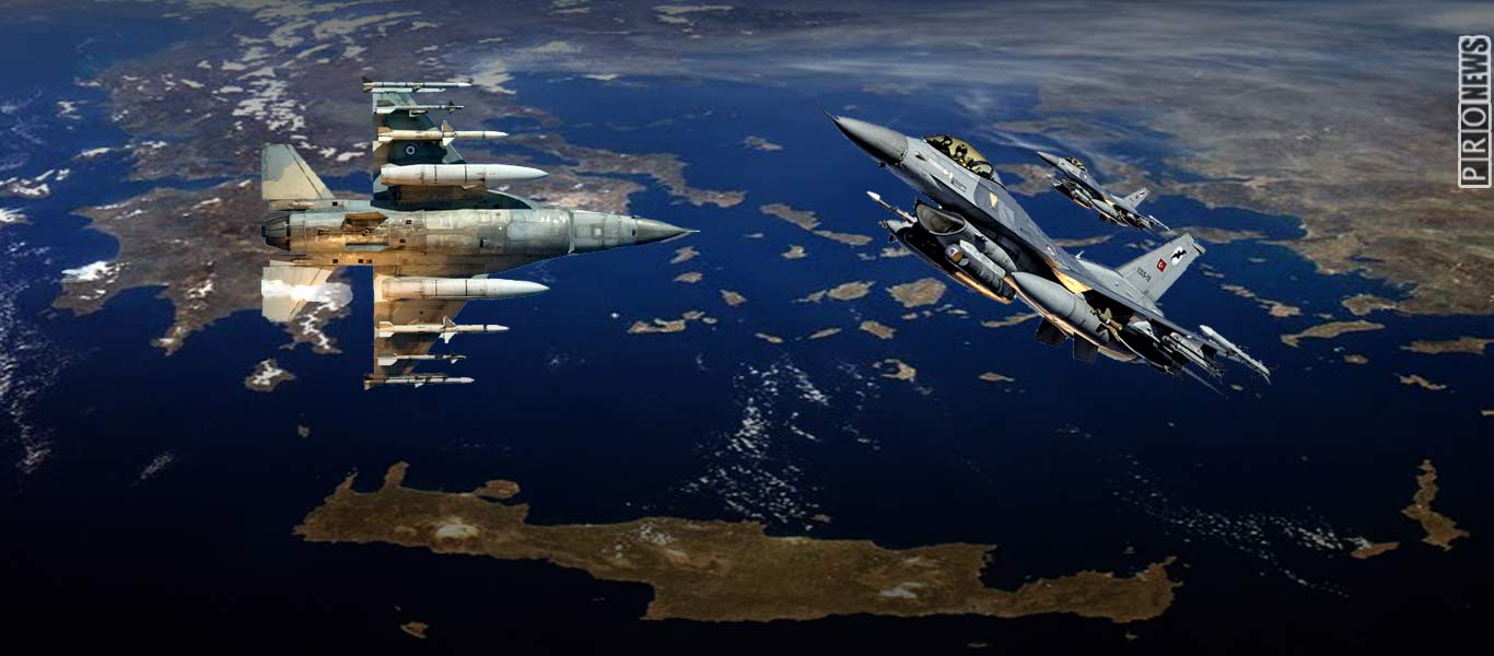 Βίντεο: Σκληρή εμπλοκή ελληνικών και τουρκικών F-16 στα 500 πόδια πάνω από τις Οινούσες