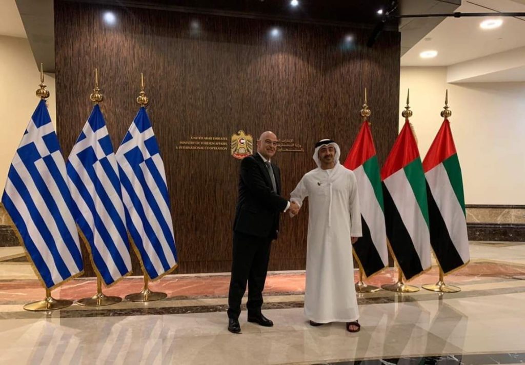 Ν. Δένδιας από το Άμπου Ντάμπι: «Τα Ηνωμένα Αραβικά Εμιράτα συμμερίζονται τις ανησυχίες μας» (φώτο – βίντεο)