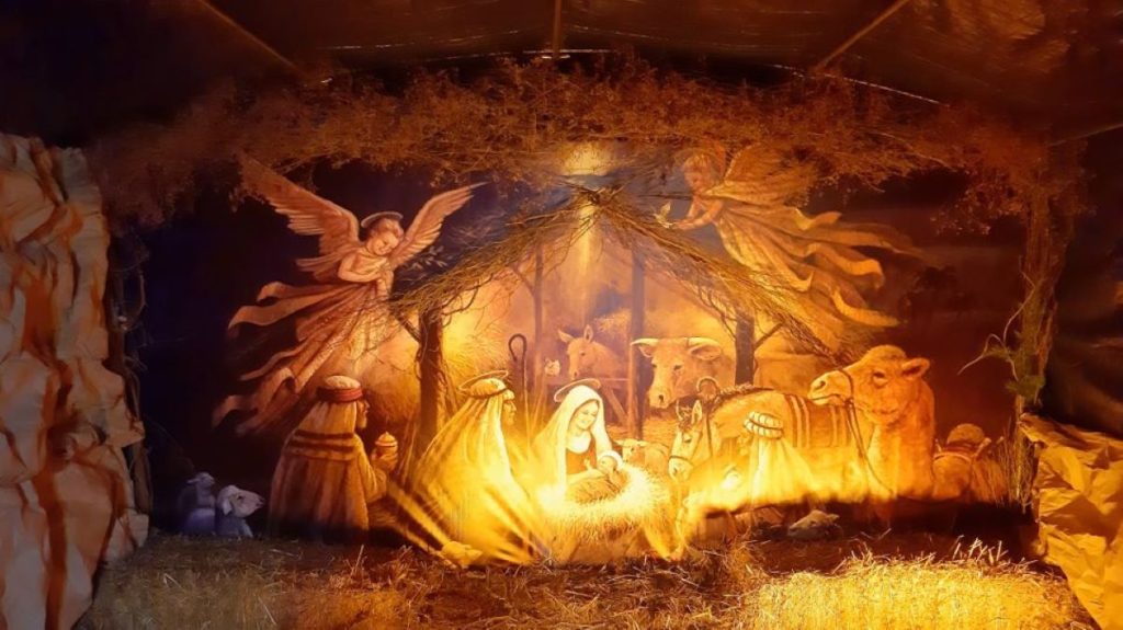 Τρισδιάστατη φάτνη στήθηκε στο Σιδηρόκαστρο Σερρών – Δείτε τις φωτογραφίες