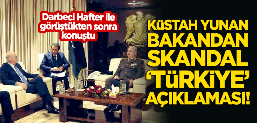 Εκνευρισμός στα τουρκικά ΜΜΕ από επίσκεψη Δένδια σε Λιβύη & συνάντηση με Χ.Χαφτάρ: «Συναντήθηκε με έναν πραξικοπηματία»