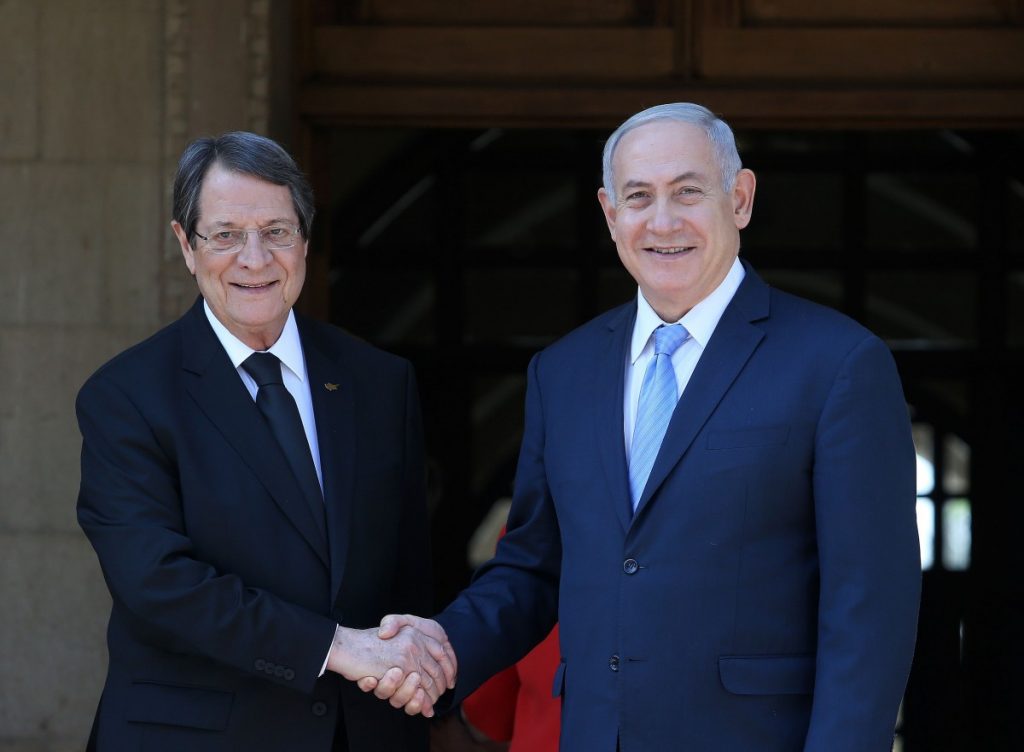 Συνάντηση Ν.Αναστασιάδη με Μπ.Νετανιάχου στο Ζάππειο