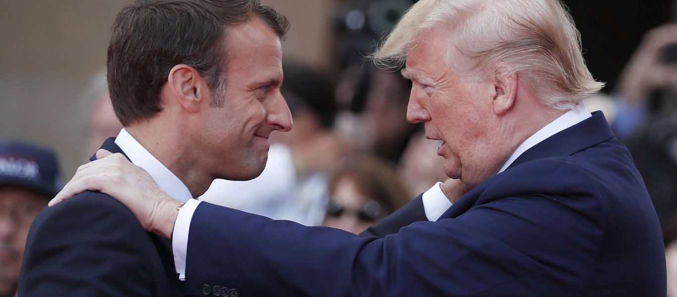 Ε. Μακρόν σε Ν. Τραμπ: Εξέφρασε την αλληλεγγύη της Γαλλίας προς τις Η.Π.Α.