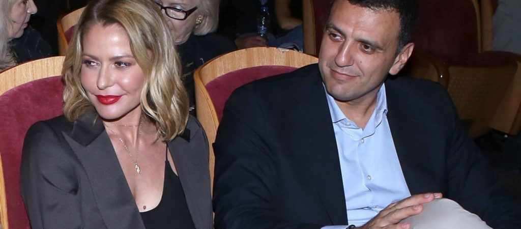 Τζένη Μπαλατσινού – Βασίλης Κικίλιας: Μαζί στην τελετή αγιασμού των υδάτων στη Δεξαμενή Κολωνακίου (φώτο)