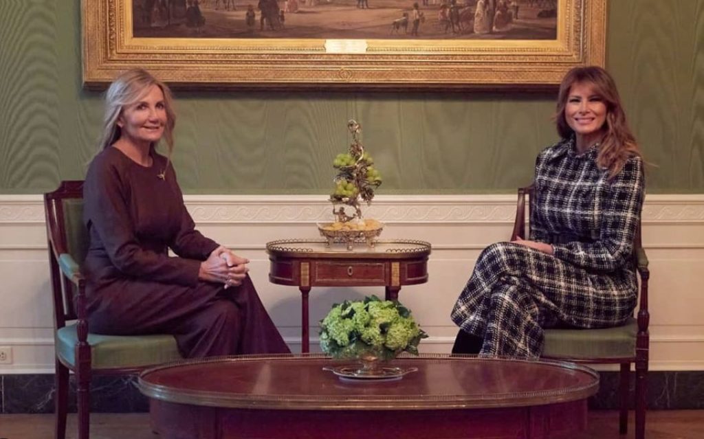 Η ανάρτηση της Μελάνια Τραμπ για τη συνάντηση με την Μαρέβα Μητσοτάκη