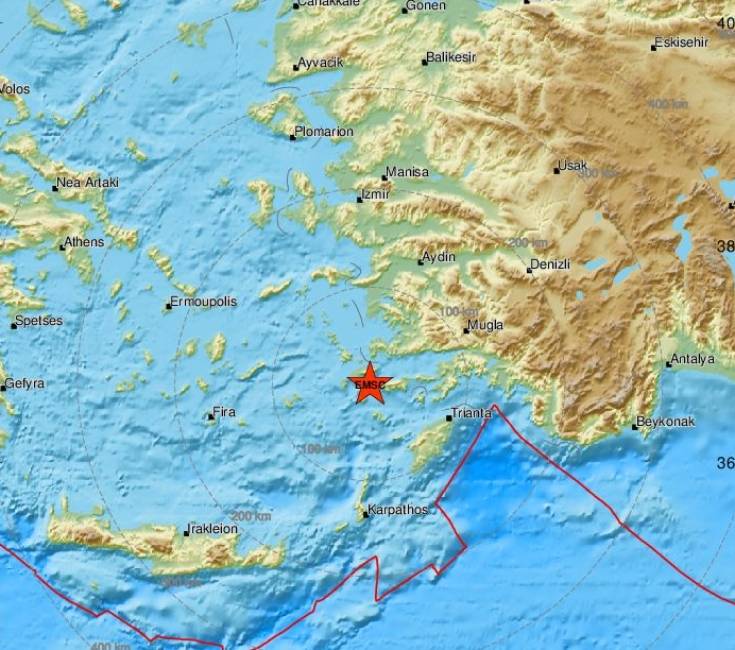 Σεισμός 3,4 Ρίχτερ στην Κω